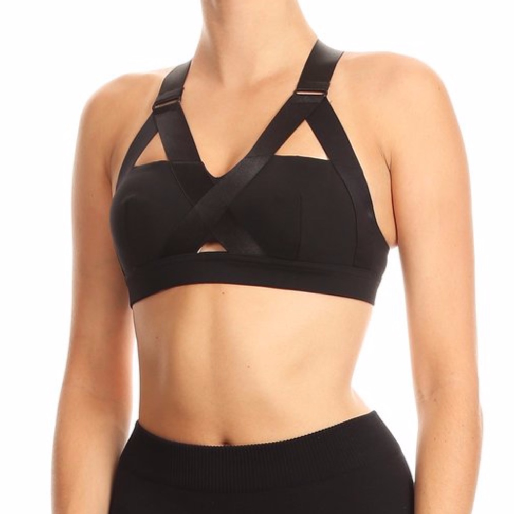 Nike-Like Cut-out Sports Bra